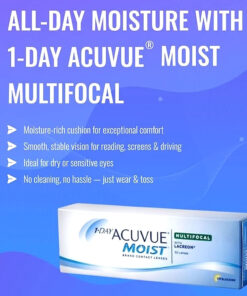 Acuvue 1-Day Moist Multifocal Daily Disposable Contact Lenses 7 1Day Acuvue Moist Multifocal Daily for Presbyopia