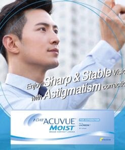 Acuvue 1-Day Moist for Astigmatism daily disposable lenses 5 Acuvue 1-Day Moist for Astigmatism Contact Lenses