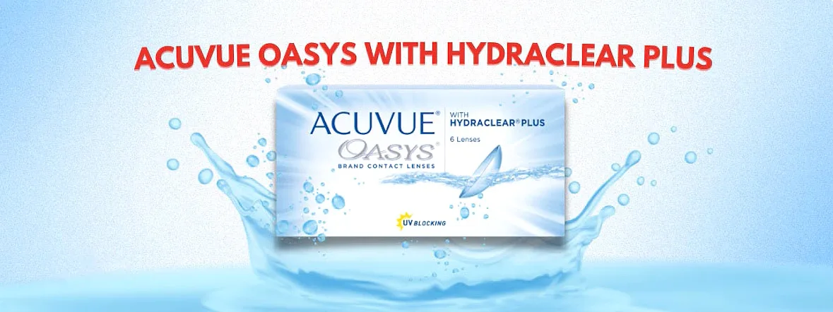 Acuvue Oasys with HydraLuxe Plus 6 buy contact lens online