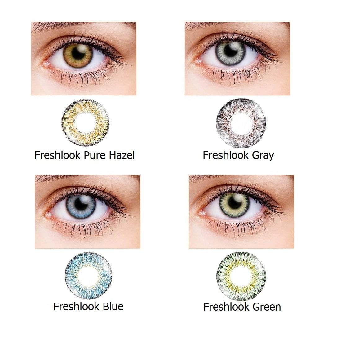 Skru ned analog Forstyrre Alcon FreshLook ONE DAY COLOR soft coloured contact lenses