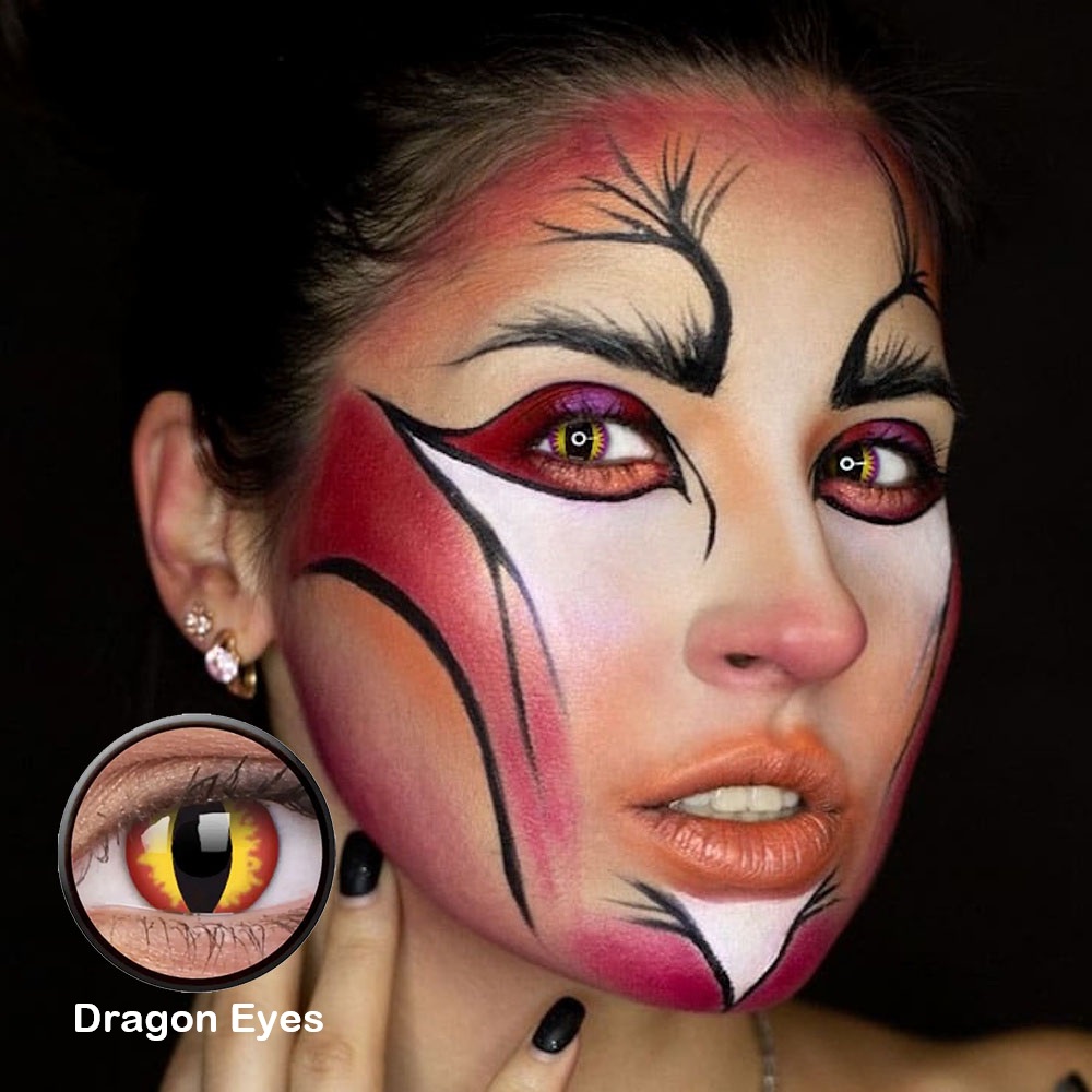 ColourVUE One-Day Crazy Lenses 7 ColourVUE Crazy Halloween Lenses Dragon Eyes