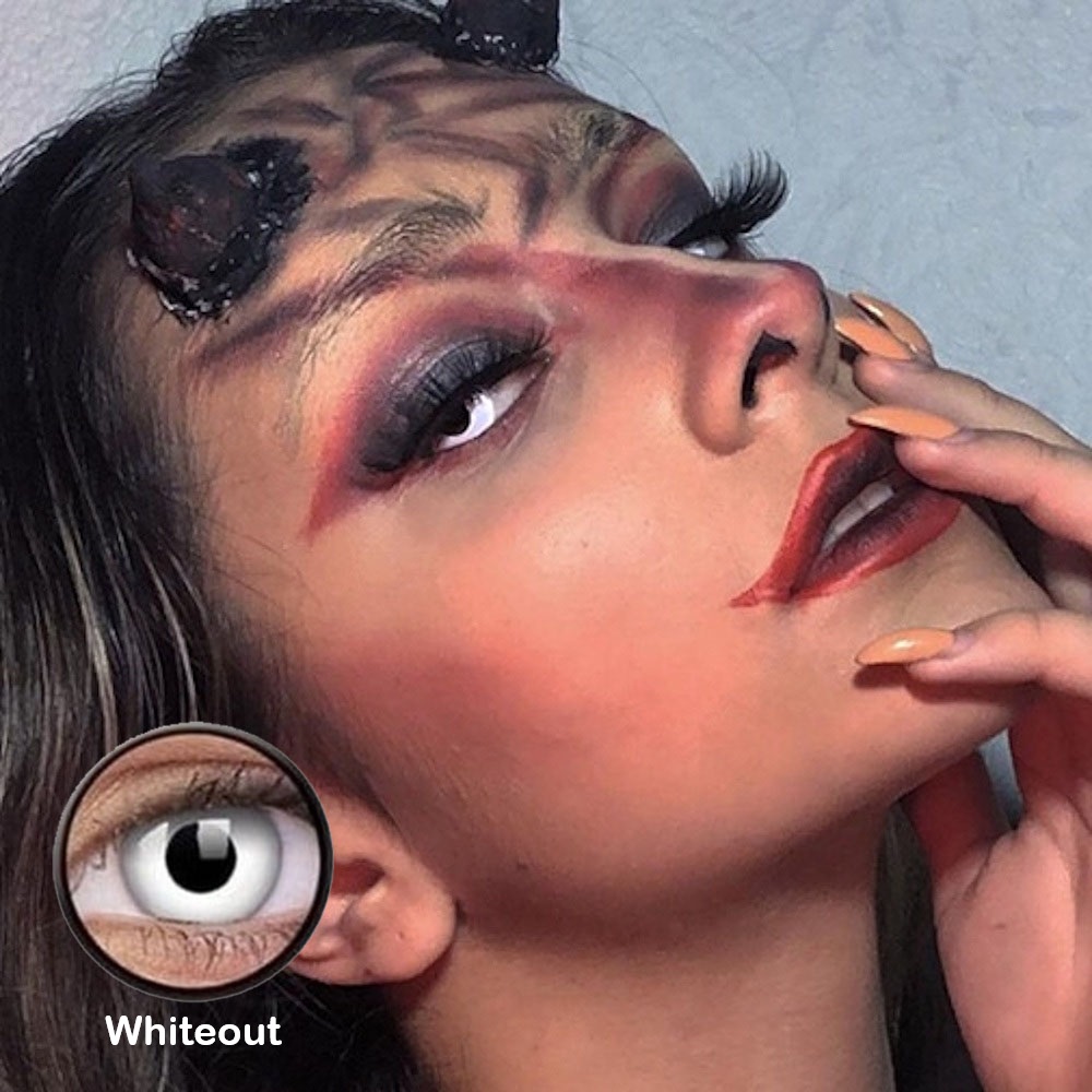 ColourVUE One-Day Crazy Lenses 8 ColourVUE Crazy Halloween Lenses Whiteout