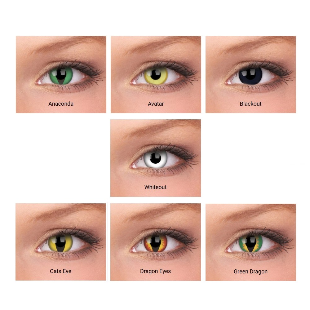 ColourVUE Crazy Lenses in Prescription 3 ColourVUE Crazy Lenses In Prescription Halloween Contact Lens