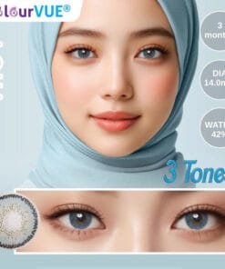 ColourVUE 3 Tones Coloured Contact Lenses 17 Colourvue 3 Tones Aqua Lens