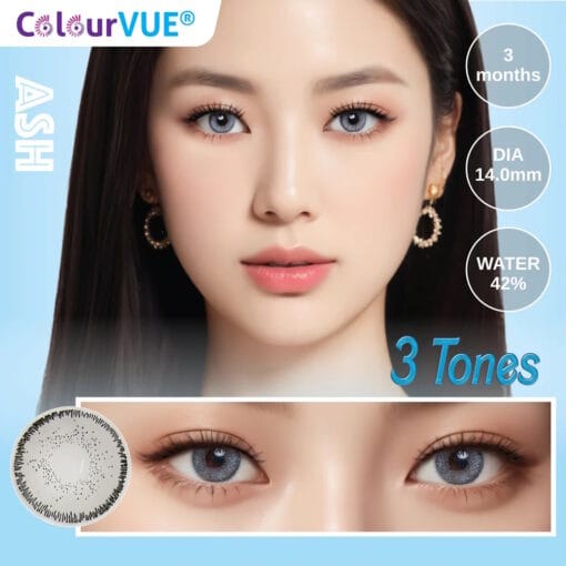 Colourvue 3 Tones Ash Lens
