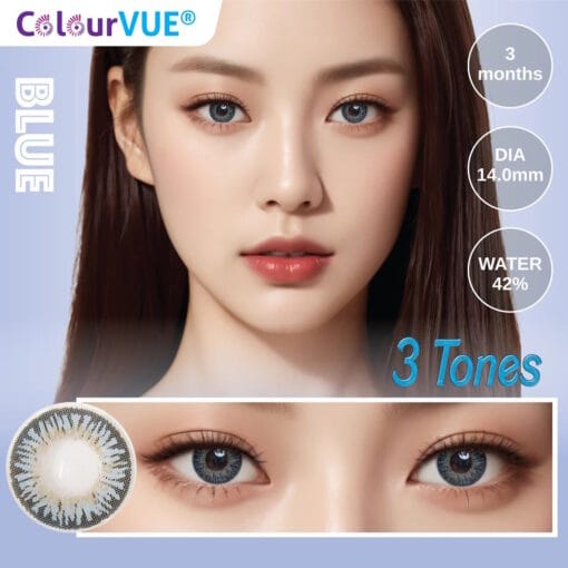 Colourvue 3 Tones Blue Lens