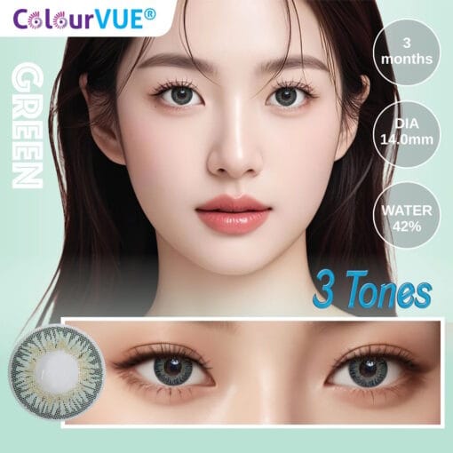 Colourvue 3 Tones Green Lens