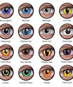 ColourVUE Cat's Eye Coloured Contact Lenses