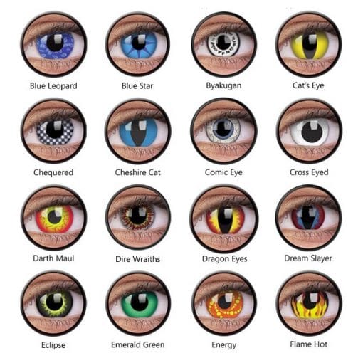 Colourvue halloween Crazy Monthly Cosmetic Lens