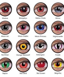 Colourvue halloween Crazy Monthly Cosmetic Lens