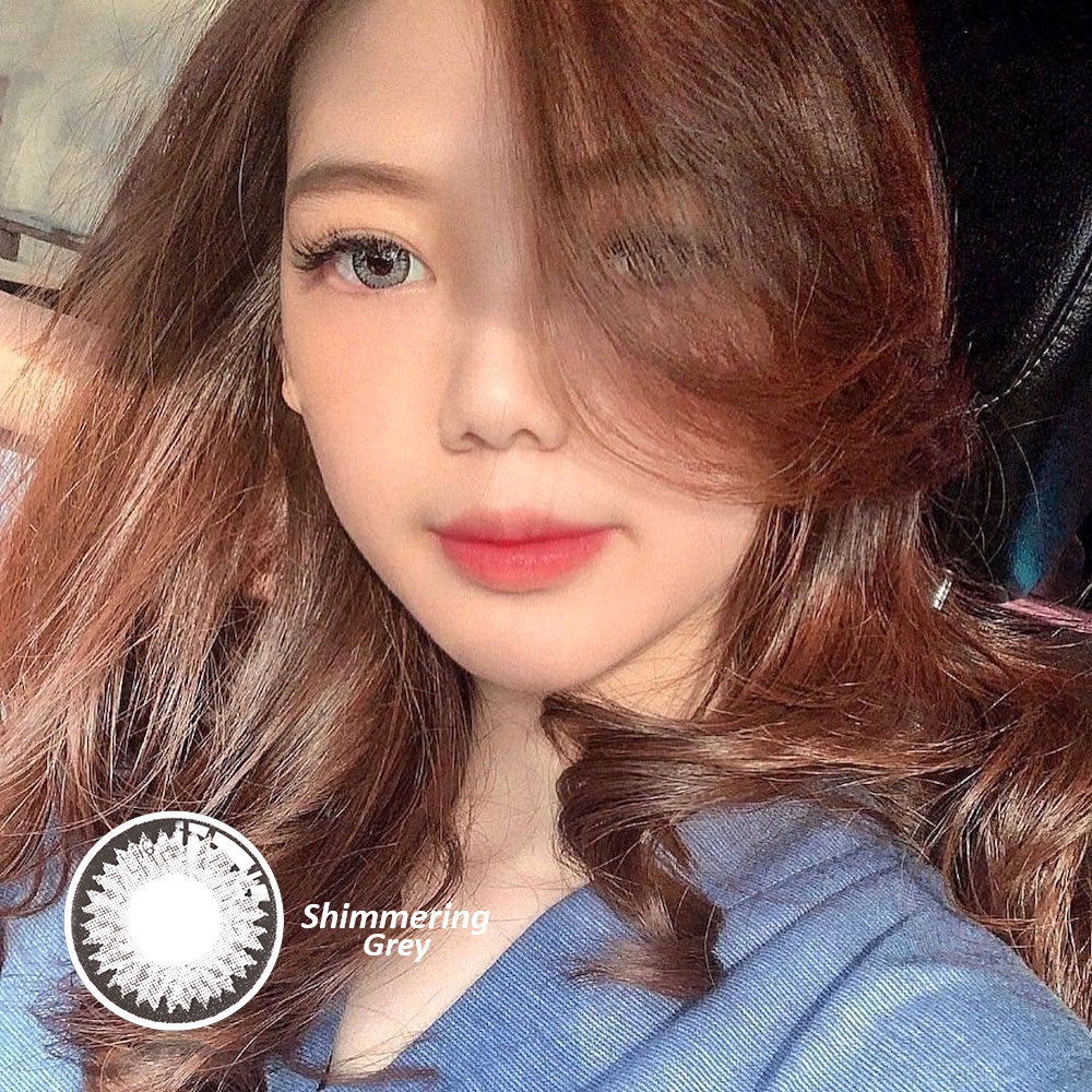 FreshKon 1Day Colors Fusion Cosmetic Contact Lenses 5 FreshKon 1-Day Colors Fusion Shimmering Grey Color Lenses