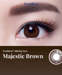 FreshKon 1Day Alluring Eyes Majestic Brown