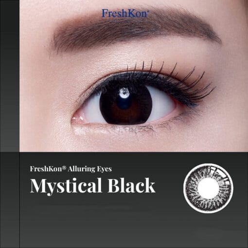 FreshKon 1Day Alluring Eyes Mystical Black