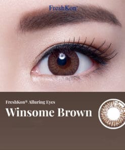 FreshKon 1Day Alluring Eyes Winsome Brown