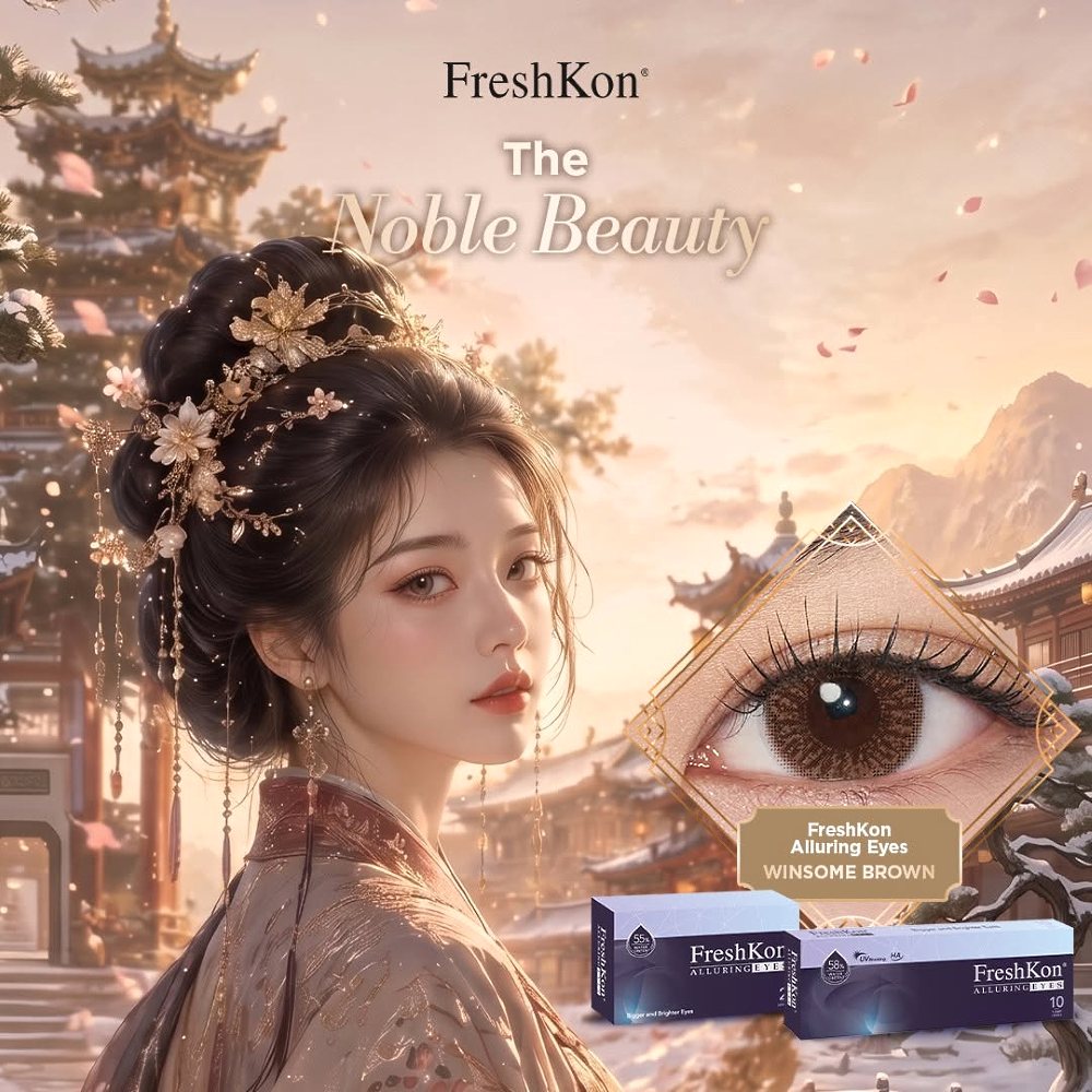 FreshKon Alluring Eyes Monthly Cosmetic Contact Lenses 10 FreshKon Alluring Eyes Monthly Color Cosmetic Contact Lenses