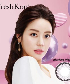 FreshKon 1Day Colors Fusion Cosmetic Contact Lenses 9 FreshKon Colors Fusion Blushing Violet Color Lenses