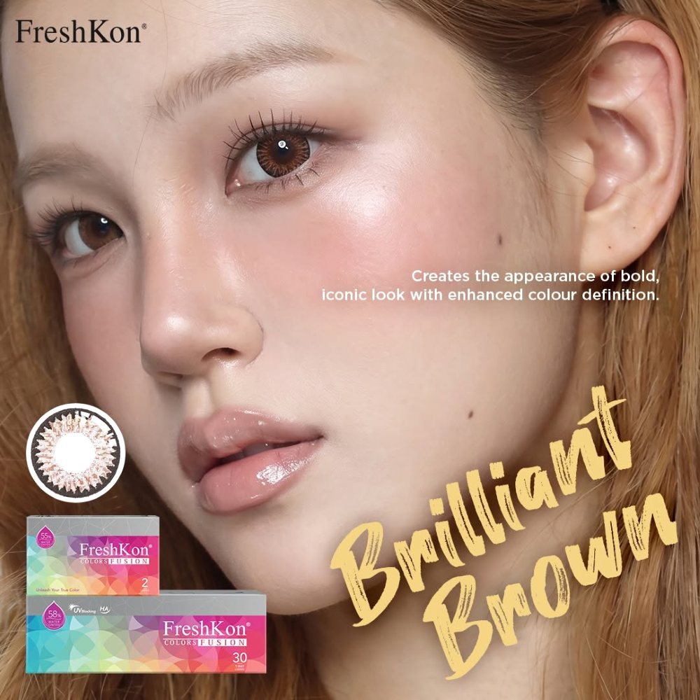 FreshKon ColorsFusion Monthly Cosmetic Contact Lenses 3 FreshKon ColorsFusion Monthly Color Cosmetic Contact Lenses