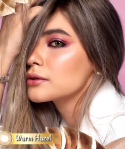 FreshKon ColorsFusion Monthly Cosmetic Contact Lenses 14 FreshKon ColorsFusion Warm Hazel Monthly Coloured Lenses