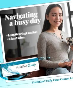 FreshKon Daily Clear Contact Lenses
