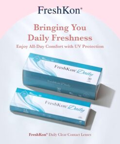 FreshKon Daily with HA soft disposable lens