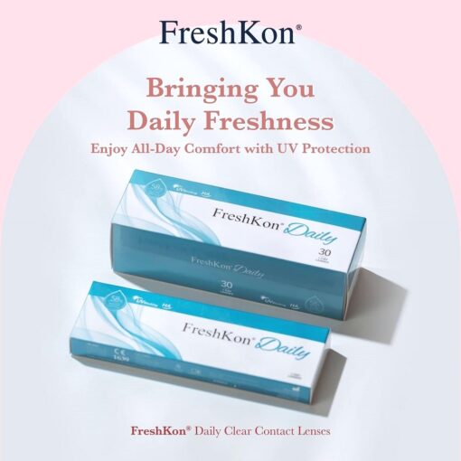 FreshKon Daily with HA soft disposable lens