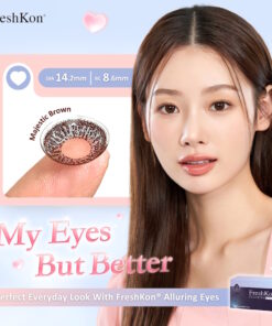 Freshkon Monthly Alluring Eyes Majestic Brown
