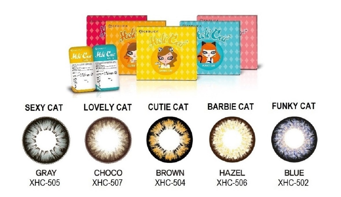 GEOLICA HoliCat colored contact lens