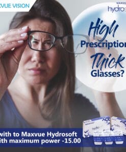 MAXVUE Hydrosoft Monthly Disposable Lenses 6 MAXVUE Hydrosoft Monthly Clear