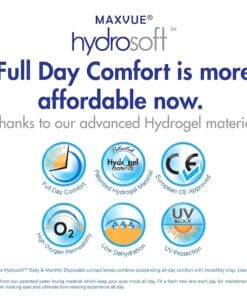Maxvue Hyrosoft 1Day Comfort Clear