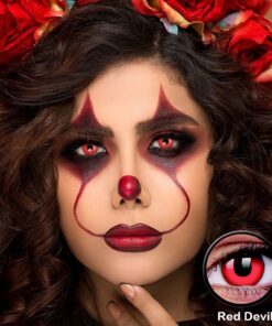 ColourVUE Crazy Prescription Lenses 10 Red Devil Halloween Prescription Crazy Lenses