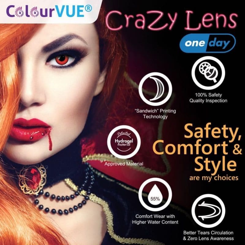 Reasons to Change Lens : 4 Important Factors to Switch To A New Set 6 COLOURVUE CRAZY ONE DAY coloured lens