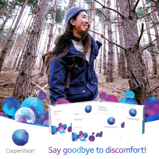 CooperVision Biofinity Monthly Disposable Contact Lenses