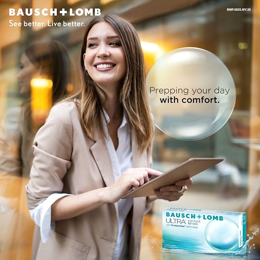 Bausch + Lomb ULTRA Monthly Disposable Lenses 3 Bausch + Lomb ULTRA Monthly Lenses