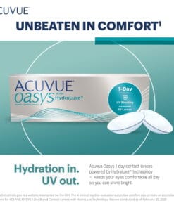 Acuvue 1Day Oasys with HydraLuxe Plus 5 Acuvue 1Day Oasys Daily Disposable Lenses