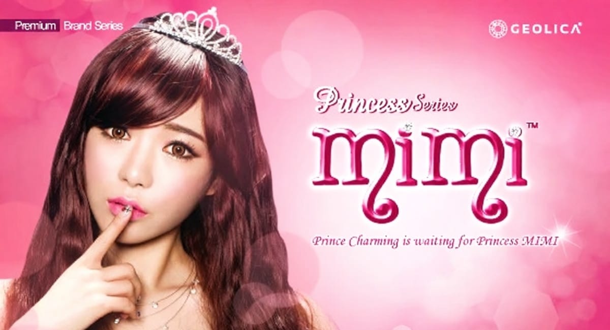 GEOLICA Princess Mimi Chocolate Brown 12 buy contact lens online