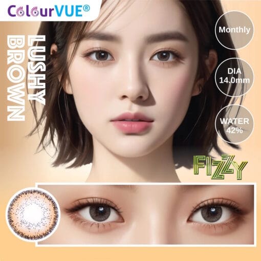 Colourvue Fizzy Lushy Brown Lens