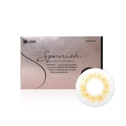 Spanish Real Brown Premium Contact Lens