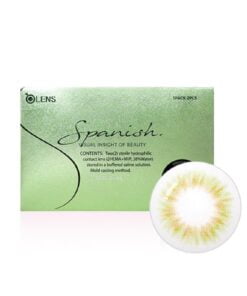 Olens Spanish Real Olive Monthly Coloured Contact Lenses