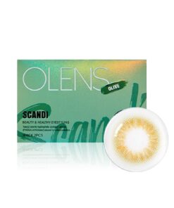 Olens Scandi Olive Monthly Coloured Contact Lenses 11 Scandi OLIVE Premium Contact Lens