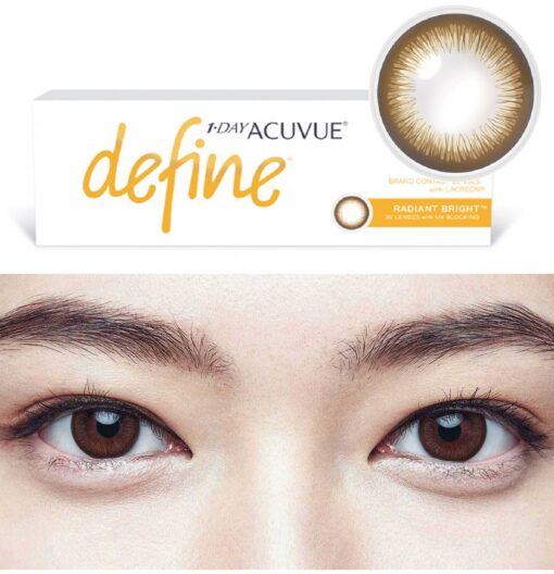 1Day ACUVUE DEFINE Radiant Bright