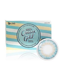 Olens Ocean Gold 3con Monthly Coloured Contact Lenses 11 Olens Ocean Gold 3con Monthly Colour Contact Lenses