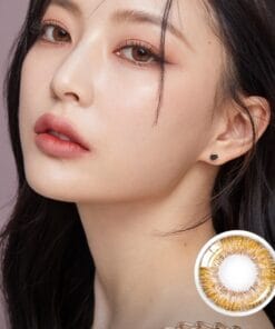 Olens 1Day Secriss 3con Coral Brown Daily Coloured Contact Lenses 13 Olens 1Day Secriss 3con Coral Brown Daily Coloured Lenses