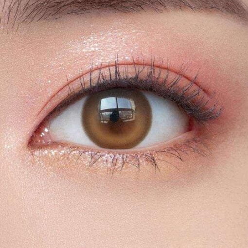 Olens Cherry Moon Brown colored contact lenses