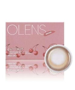 Olens Cherry Moon Brown Monthly Coloured Contact Lenses 9 Cherry Moon Brown Lens