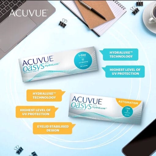 Acuvue 1 Day Oasys Astigmatism Daily Disposable Lenses