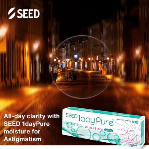 SEED 1dayPure Moisture for Astigmatism Lenses