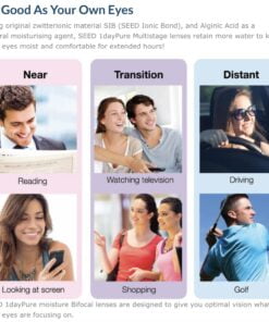 SEED 1dayPure Moisture Multistage Daily Contact Lenses