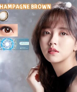 Bausch + Lomb Lacelle Diamond Daily Disposable Lenses 9 Bausch + Lomb Lacelle Diamond Champagne Brown