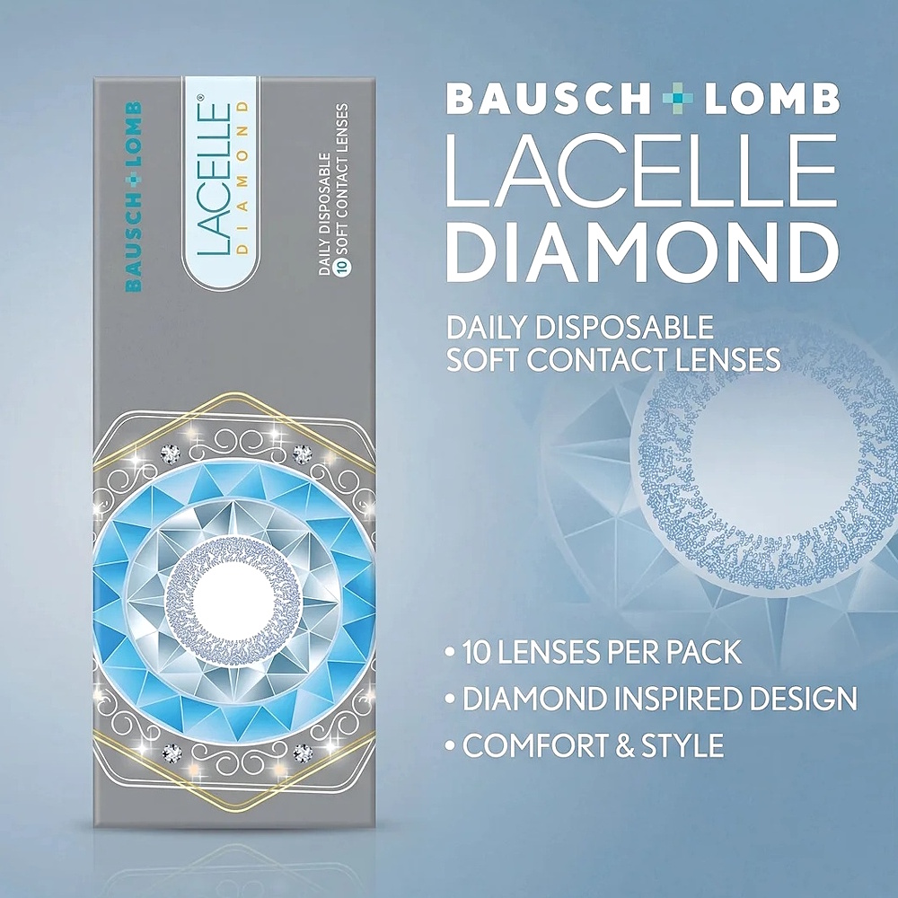 Bausch + Lomb Lacelle Diamond Daily Disposable Lenses 6 Bausch + Lomb Lacelle Diamond Color Daily Lenses