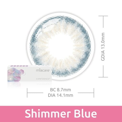 Miacare Shimmer Blue Daily